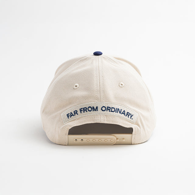 Winter Trio Snapback - Cream & Navy