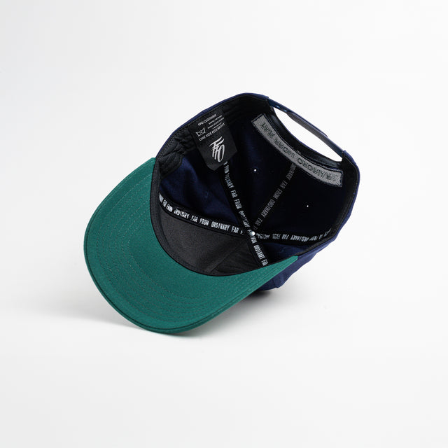 Winter Trio Snapback - Navy & Green