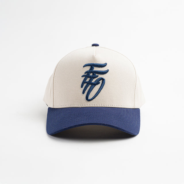 Winter Trio Snapback - Cream & Navy